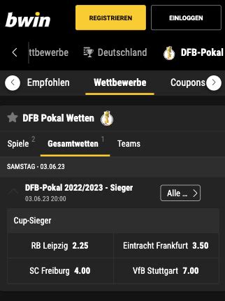 DFB Pokal Quoten .